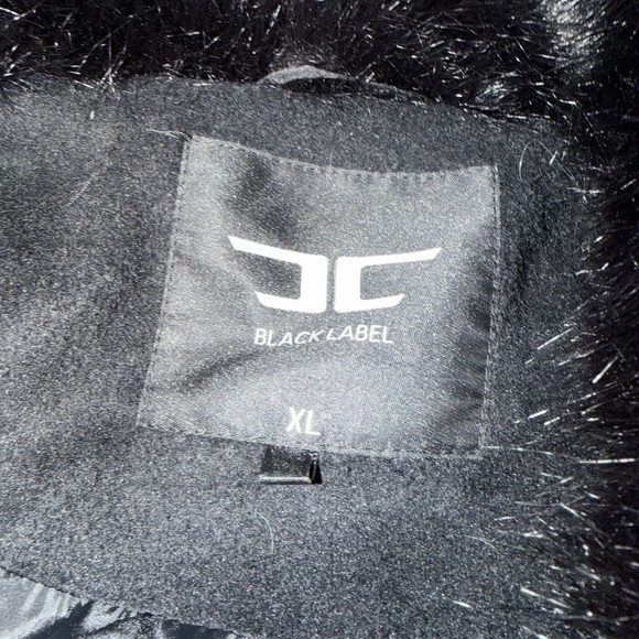 Jordan Craig Black Label Shearling Trench Coat Size XL Wool Blend - Picture 4 of 8